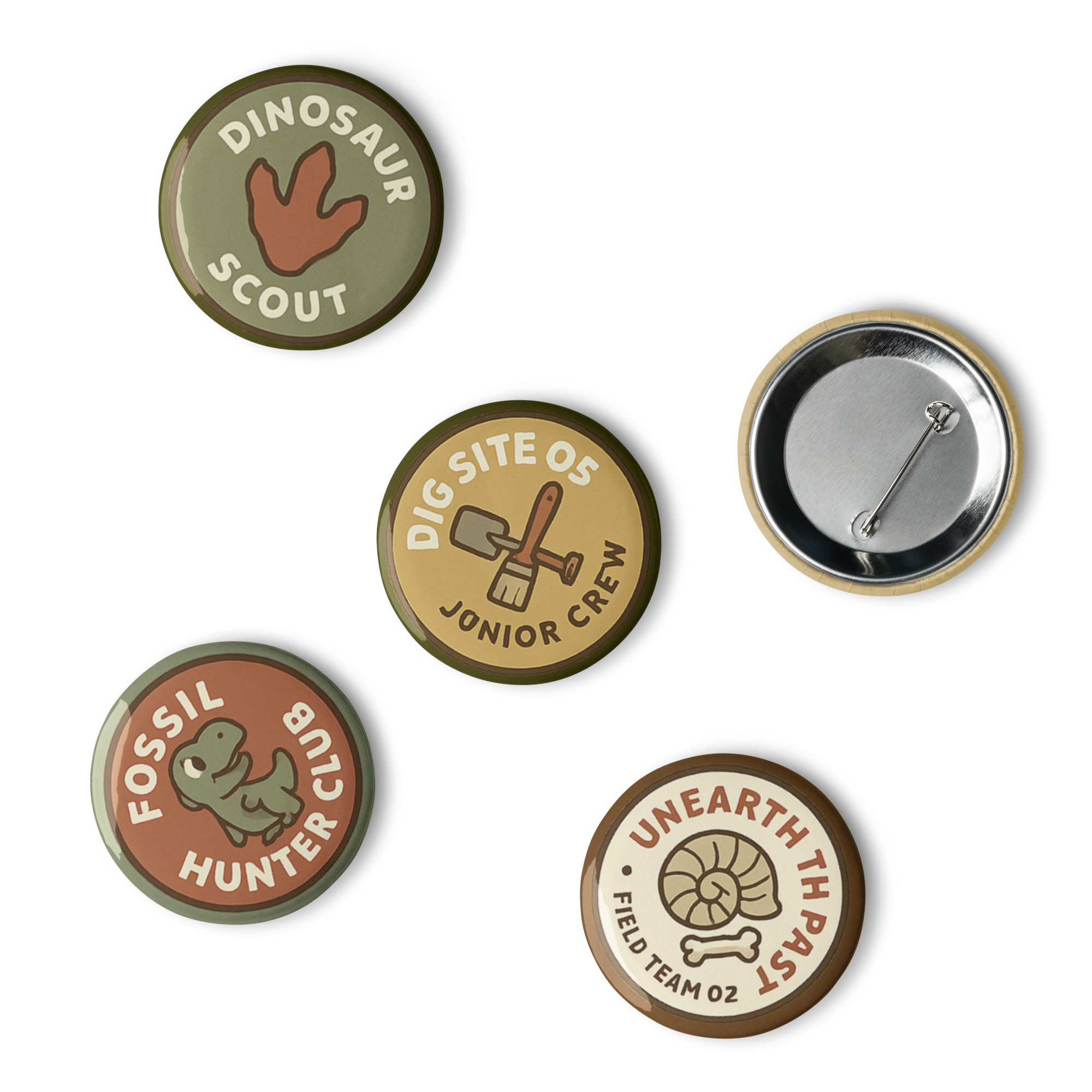 Fossil Hunters Club Badge Set 5 - Image 5