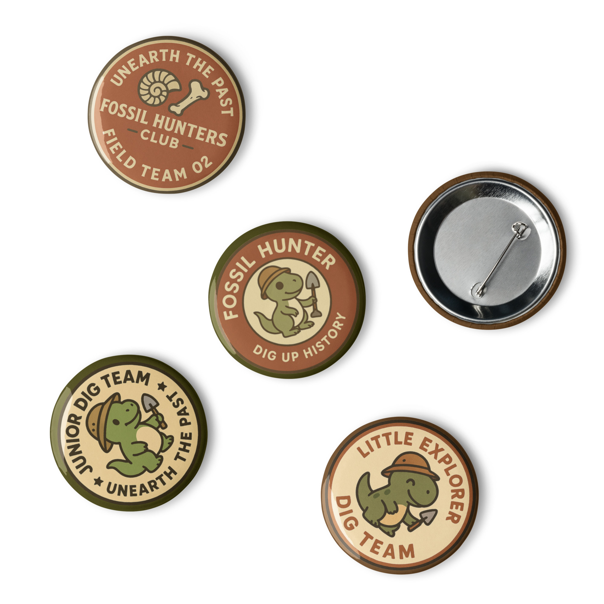 Fossil Hunter Club Badge Set 6 - Image 5
