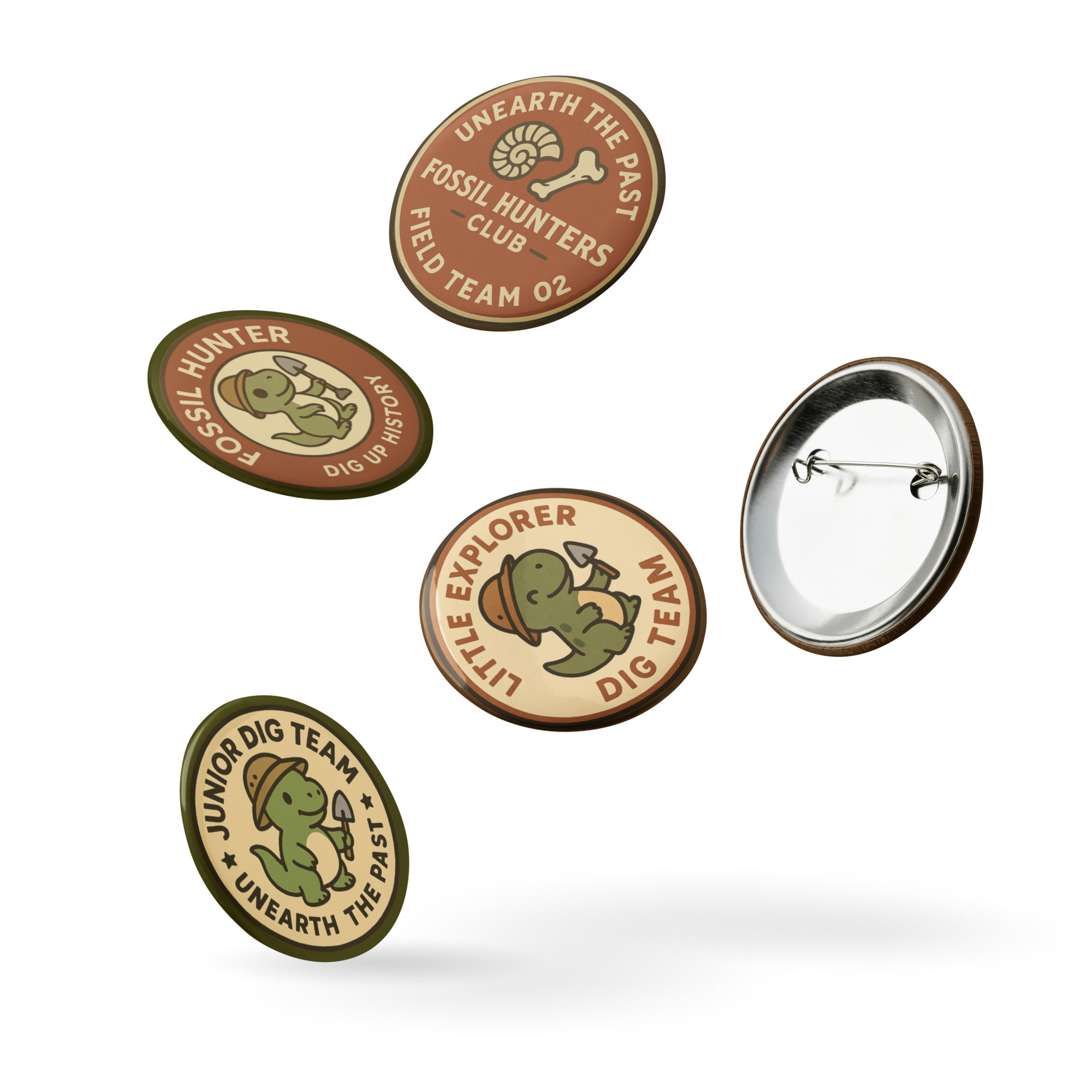 Fossil Hunter Club Badge Set 6 - Image 6
