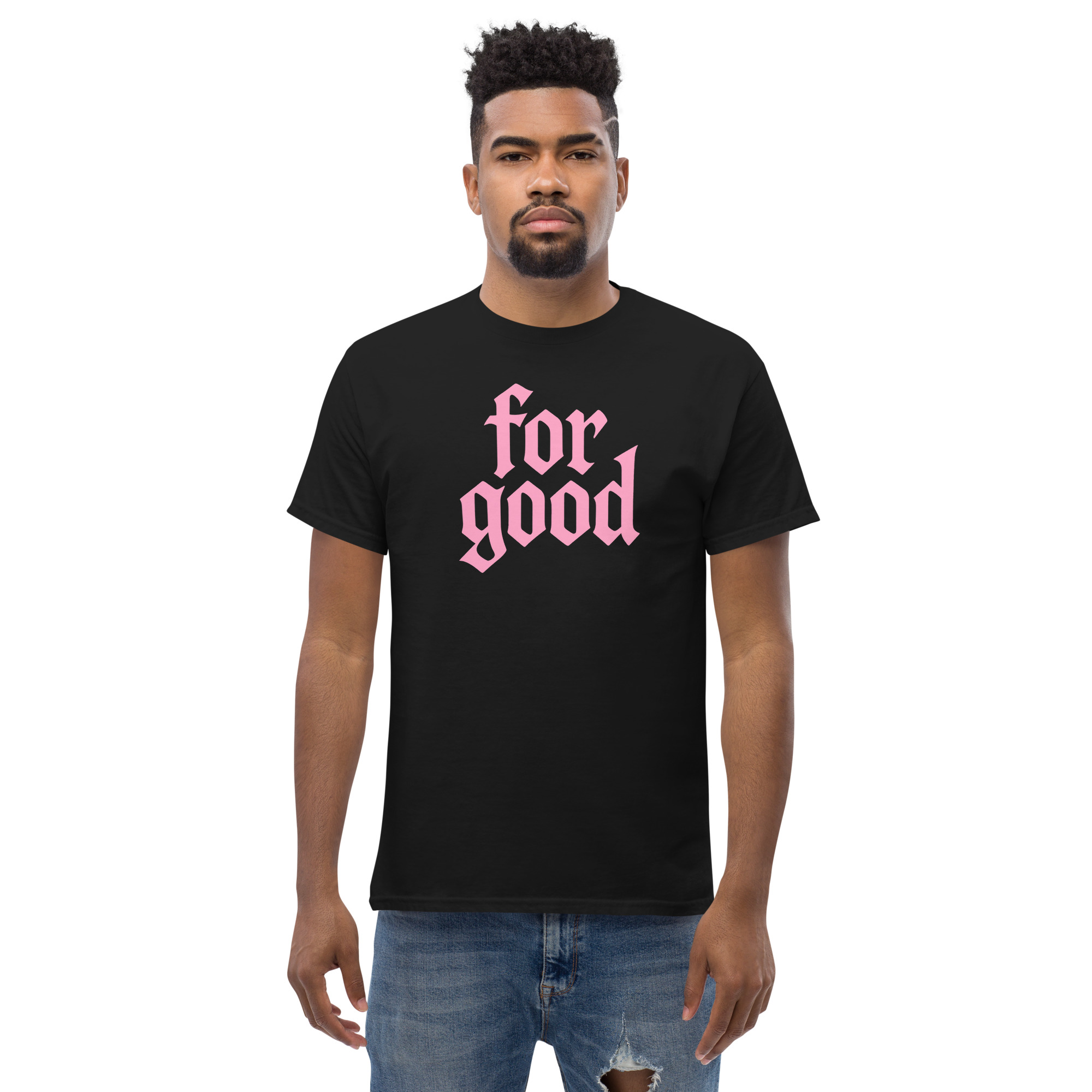 For Good T-Shirt – Pink. - Image 11